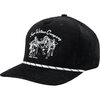 Seager Co. - Los Rios Corduroy Snapback Hat - Black2