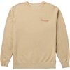 Seager Co. - Premium Embroidered Russ Crew Sweatshirt - Men's - Pigment Stone