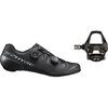 Shimano - RC910 S-PHYRE Wide + Ultegra PD-R8000 Shoe & Pedal Package - Black