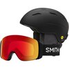 Smith - Mondo MIPS Helmet + 4D MAG ChromaPop Goggle - Matte Blk,Blk/Chrmpop Photchr Red/+