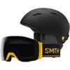 Smith - Mondo MIPS Helmet + I/O MAG XL ChromaPop Goggle - Matte Blk,Killer Bee/ChrPop Sun Blk/ChrPop Strm Blu