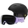 Smith - Mondo MIPS Helmet + Smith Limited Edition Goggle - Matte Black,Limited Peri Peel ChromaPop Sun Black
