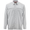 Chemise homme en lin Zeus Made in France coloris bleu chiné