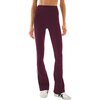 Splits59 - Raquel High Waist Supplex Flare Pant - Women's - Dark Cherry/Creme