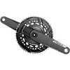 SRAM - Force E1 DUB AXS 2x Power Meter Crankset - Black