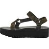 teva flatform satin