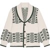 The Great Outdoors - The Chalet Cardigan Sweater - Women's - Cream & Forest