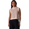 Cream/Navy Stripe