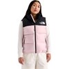 The North Face - 1996 Retro Nuptse Vest - Women's - Metal Pink/TNF Black