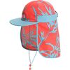 Retro Orange Tropical Paintbrush Print