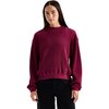 The North Face - Chabot 2.0 Mock-Neck Sweatshirt - Women's - Burgundy Crush