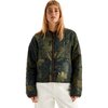 The North Face - Lhotse LT Print Insulated Jacket - Women's - Woodland Green Yosemite Oak Print