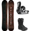 ThirtyTwo - SNAFU w/ STW BOA + Basin Public FASE Snowboard Pkg - Blk/PubBlk/Gray/Blk/Blk