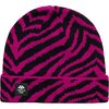 Turtle Fur - Recycled Zebralicious Beanie - Women's - Berry