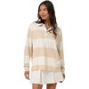 TravisMathew - Rugby Polo Top - Women's - Brazilian Sand Strip