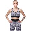 Grey Print/Patent Nero