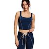 Year of Ours - Corset Tank Top - Women's - Navy/White