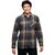 Charcoal/Walnut Plaid