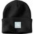 Knit Rubber Patch Beanie image