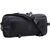 Black Canvas Leather