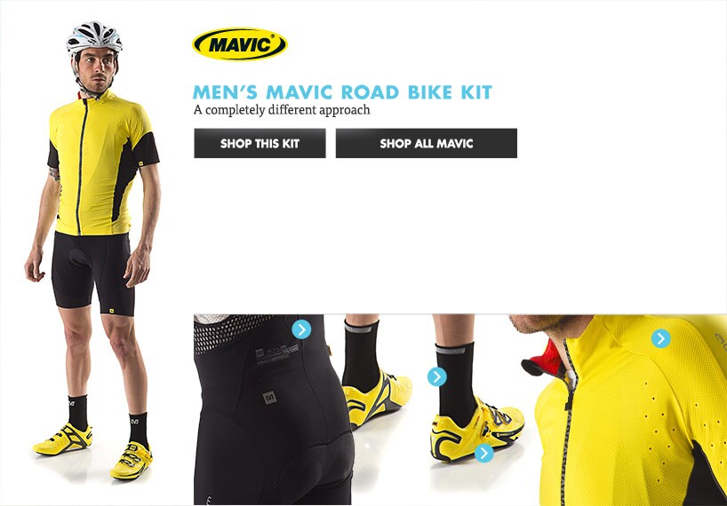 Mens Mavic Road Bike Kit