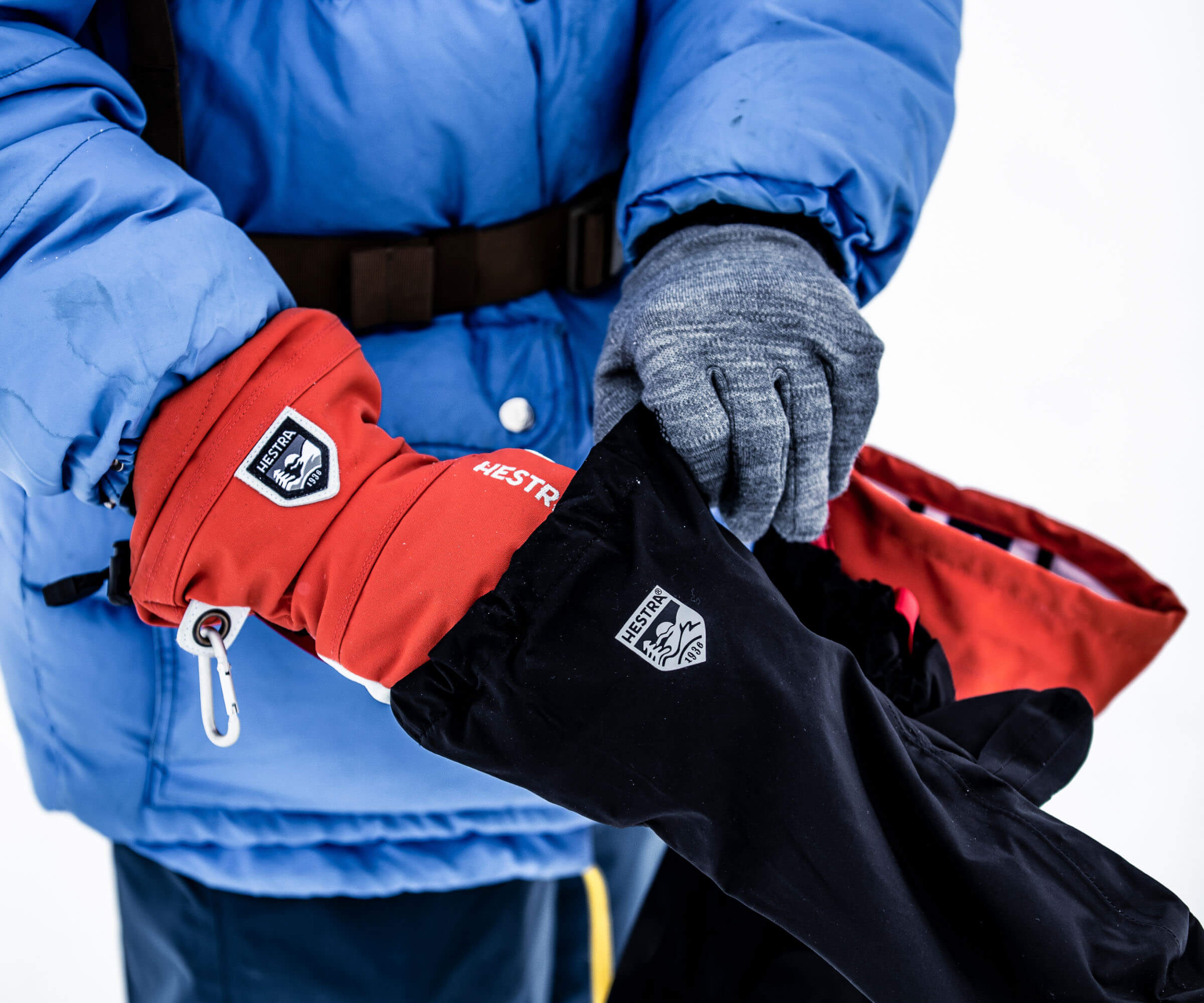 HESTRA HIGHLAND MITT サイズ7 Highland Mitt - Black | Hestra Gloves