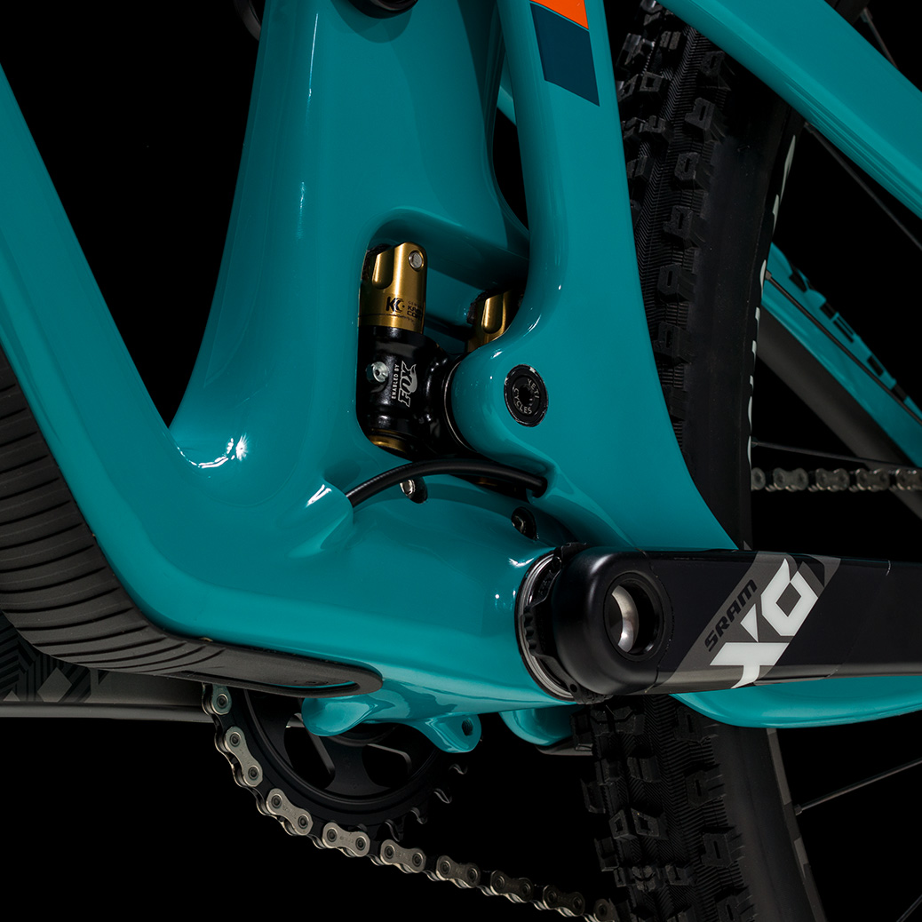 Yeti SB130 switch infinity suspension