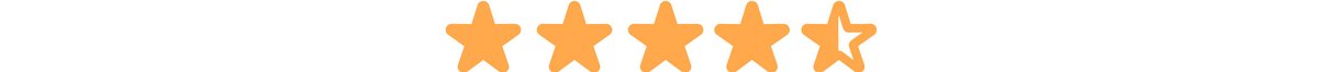 5 yellow stars