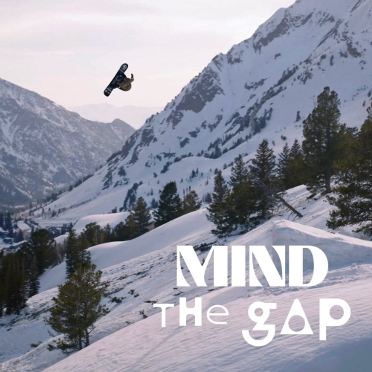 Film poster image for Mind The Gap featuring Nils Mindnich chucking a massive 360. 