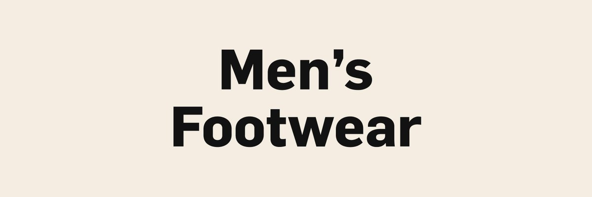 Men's Footwear