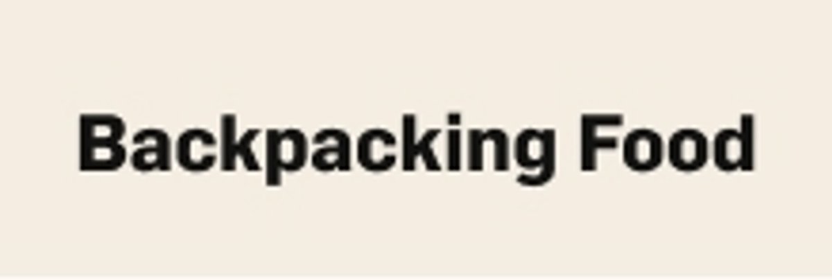 Backpacking Food