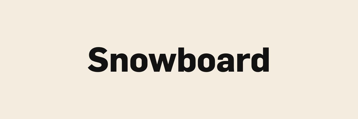 Snowboard