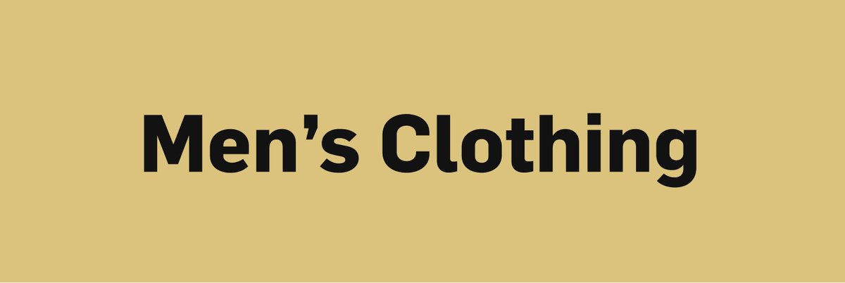 Men's Clothing