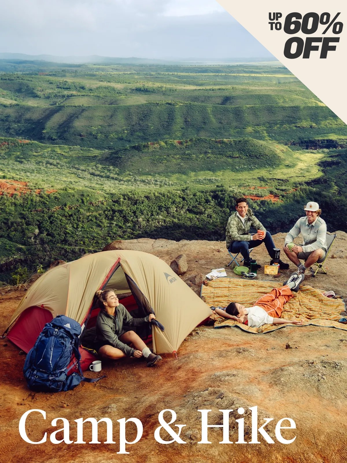 Camp & Hike Up To 60% Off