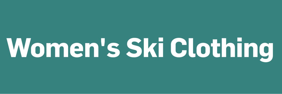 Women's Ski Clothing