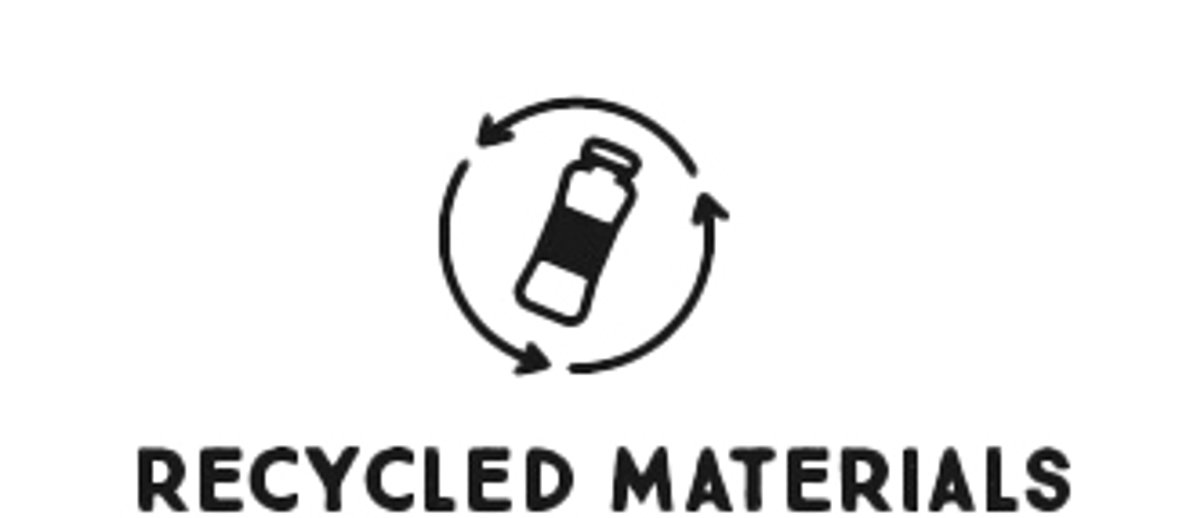 icon showing recyled materials graphic.