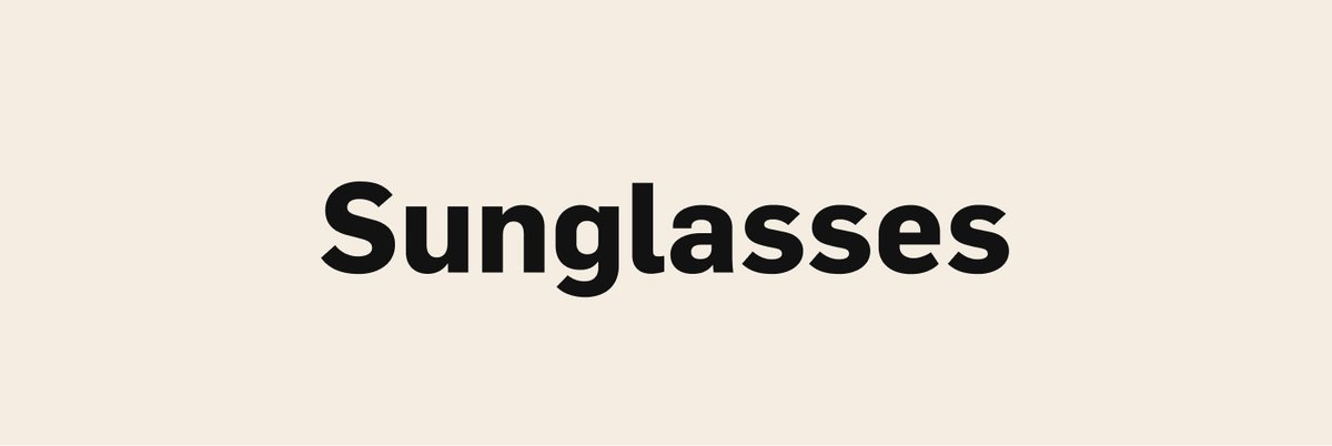 Sunglasses