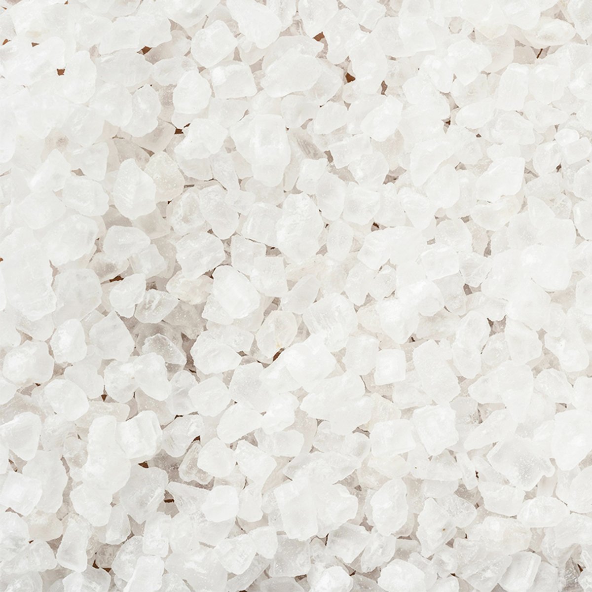 A closeup image of sea salt crystals