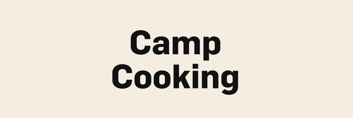 Camp Cooking