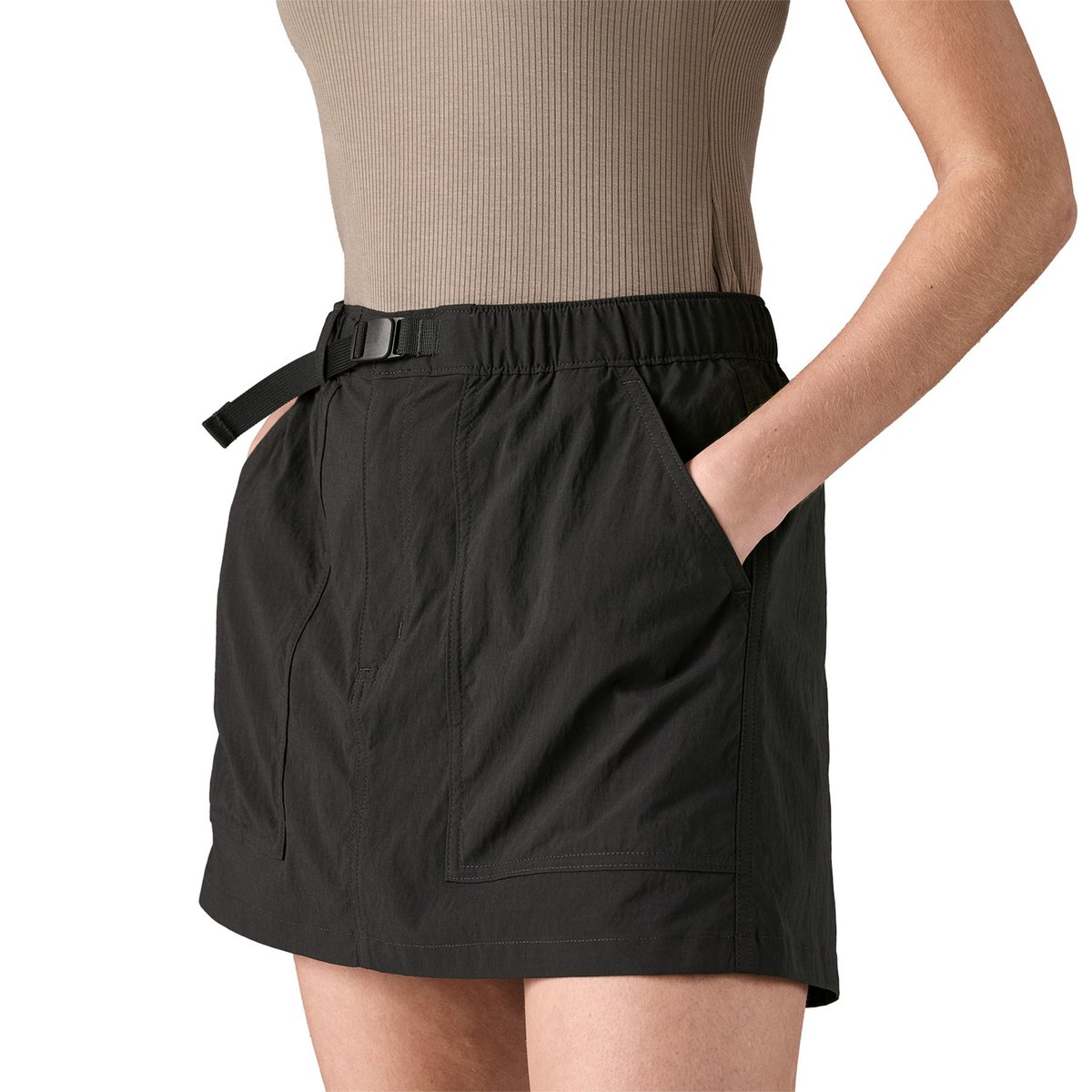 A closeup of the Patagonia Outdoor Everyday shorts.