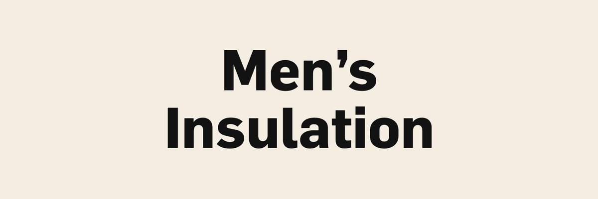 Men's Insulation