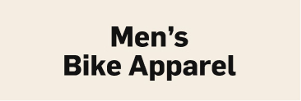 Men's Apparel