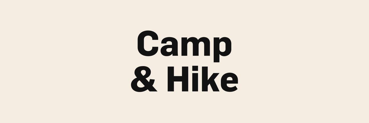 Camp & Hike
