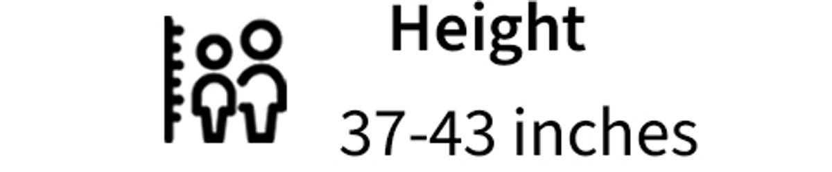 icon showing height of kids.