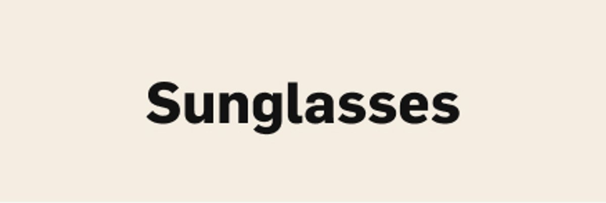 Sunglasses