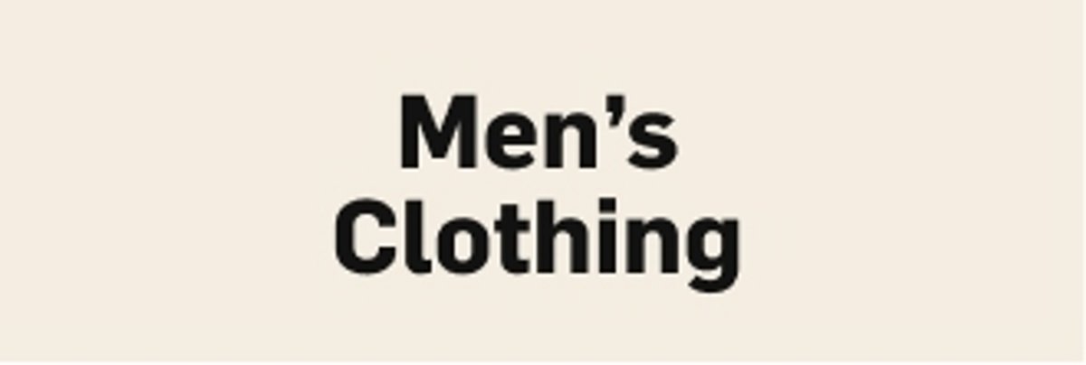 Men's Clothing