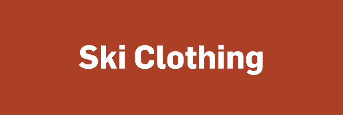 Ski Clothing