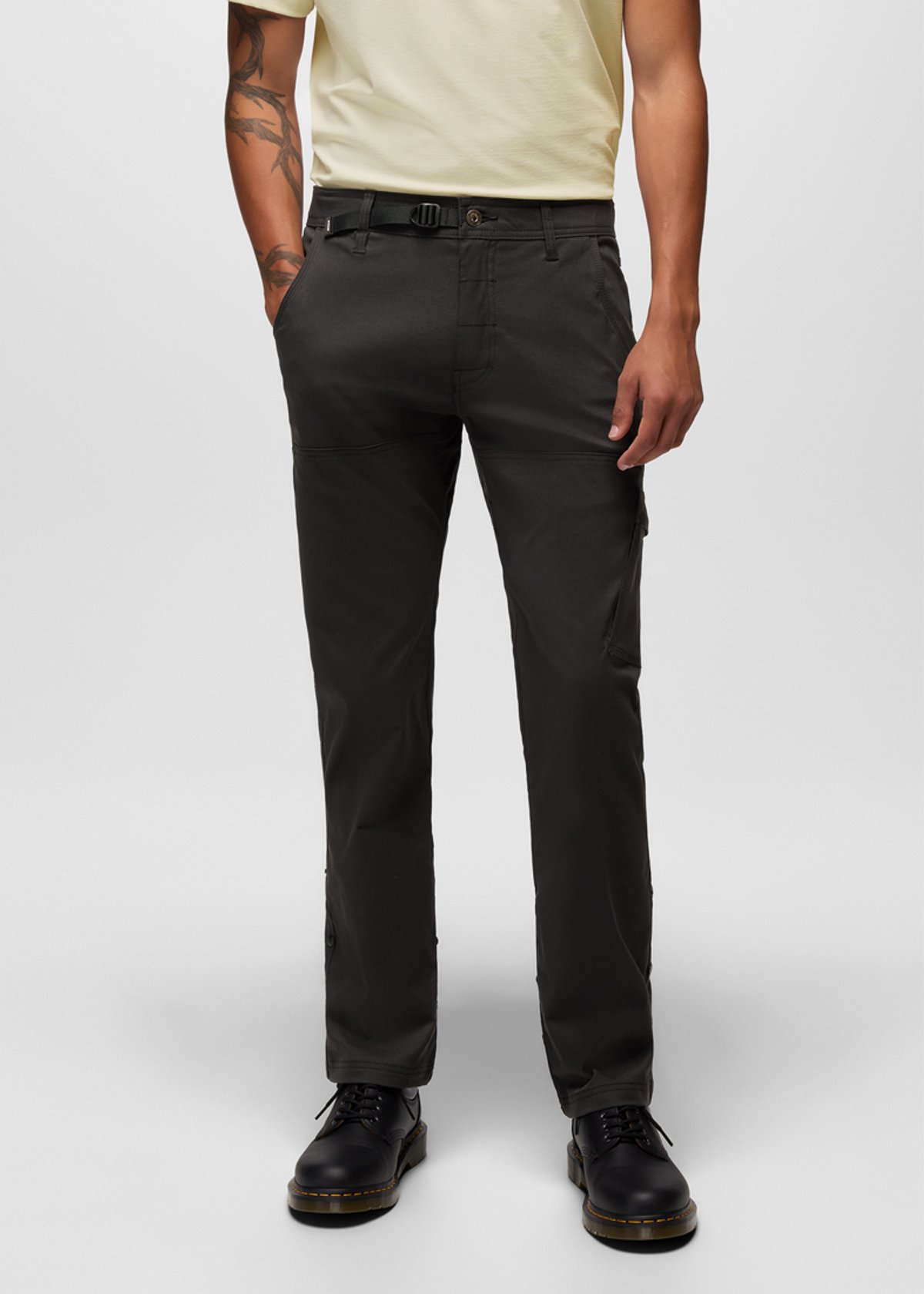 A closeup shot of the prAna Stretch Zion Slim Pant.