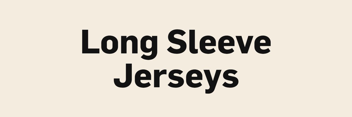 Long Sleeve|Jerseys