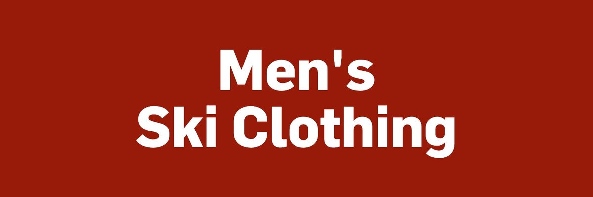 Men's|Ski Clothing